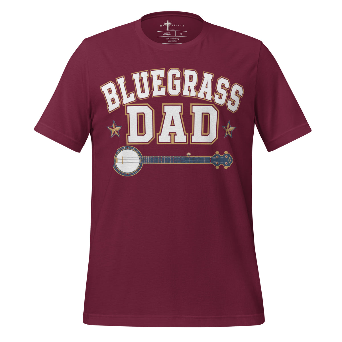 Bluegrass Dad - Maroon - MasterPiece Shirts