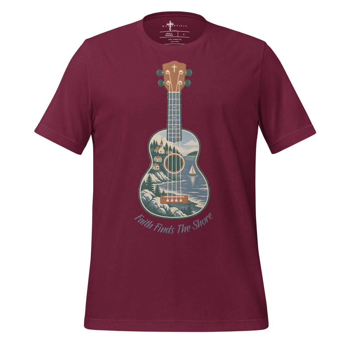 Faith Shore Ukulele - Maroon - MasterPiece Shirts