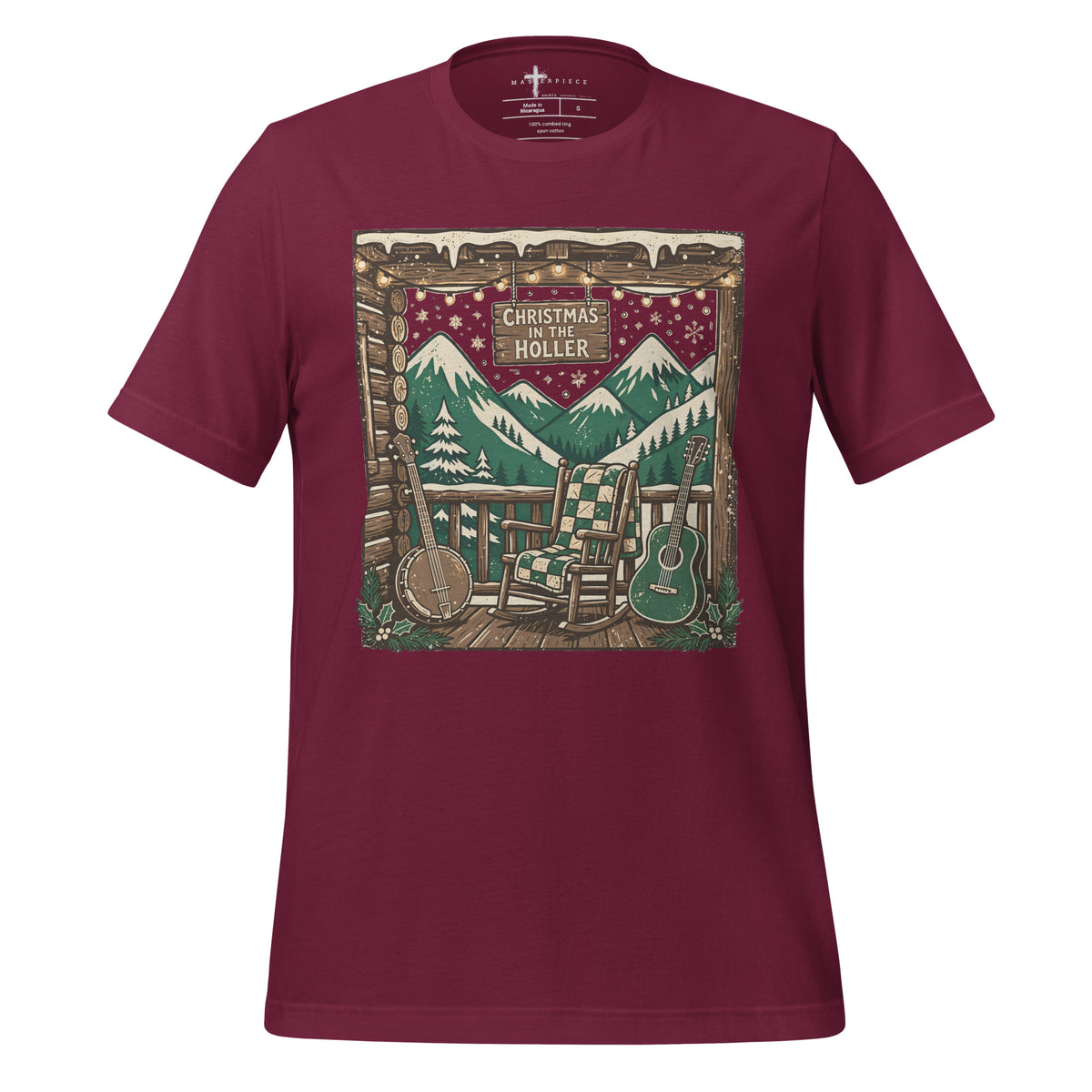 Christmas in the Holler - Maroon - MasterPiece Shirts