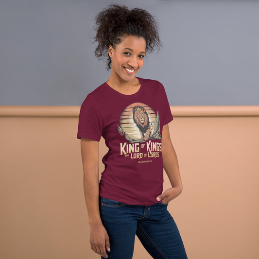 King of Kings T-Shirt  Christian Bible Verse T-Shirt