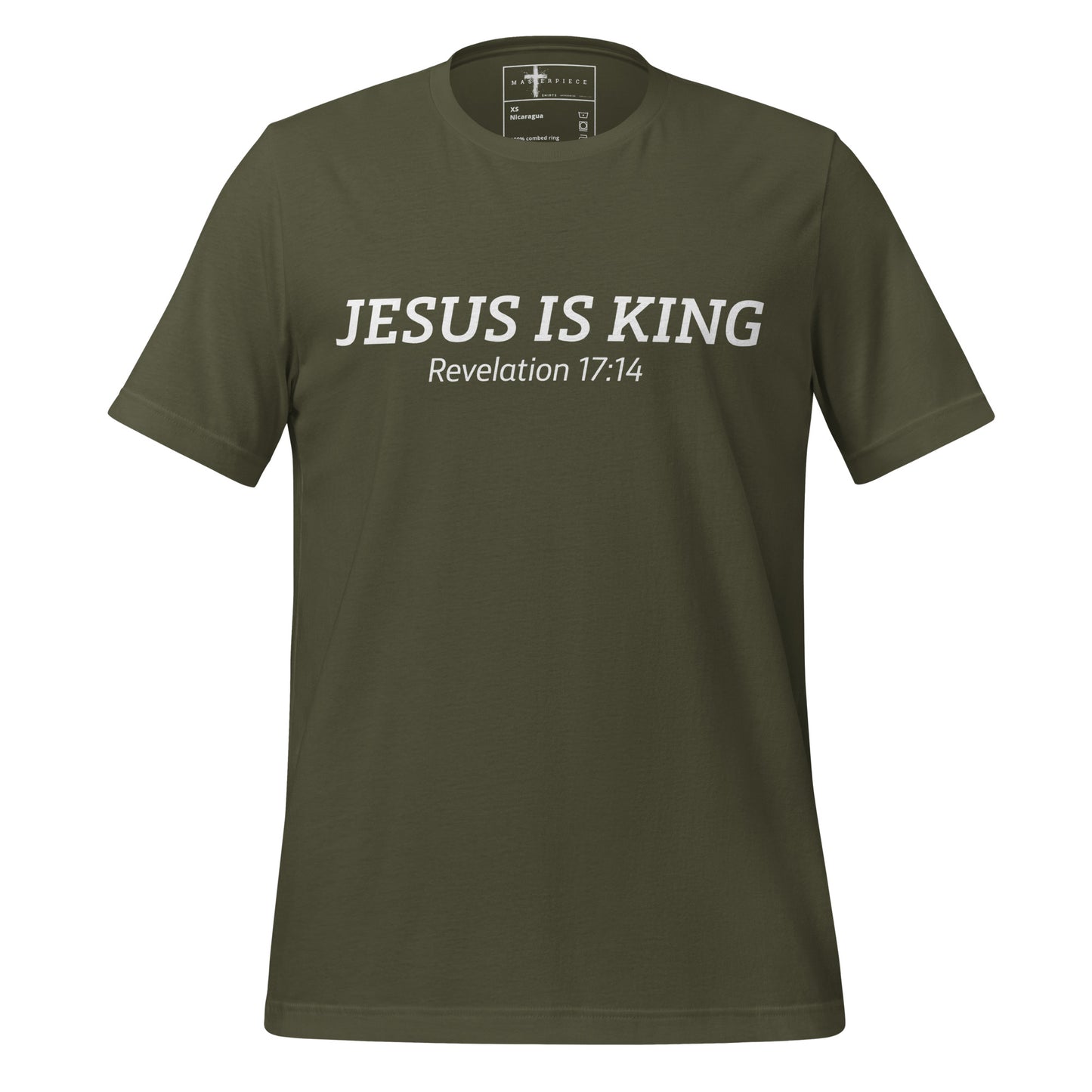  Jesus is King Christian T-shirt 