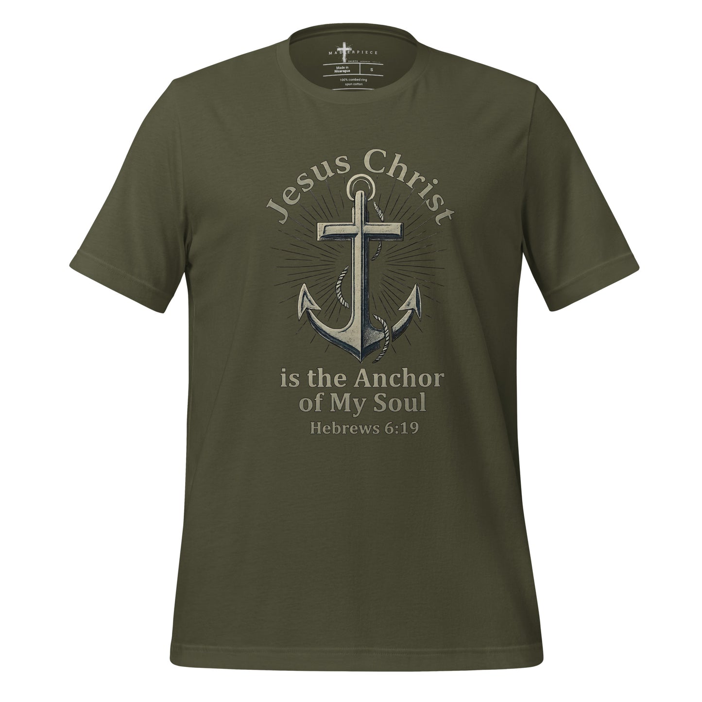  Jesus Christ is the Anchor of my soul Christian T-shirt  Hebrews 6:19