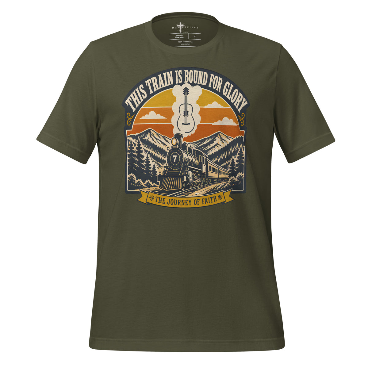 This Train is Bound for Glory - Green - MasterPiece Shirts