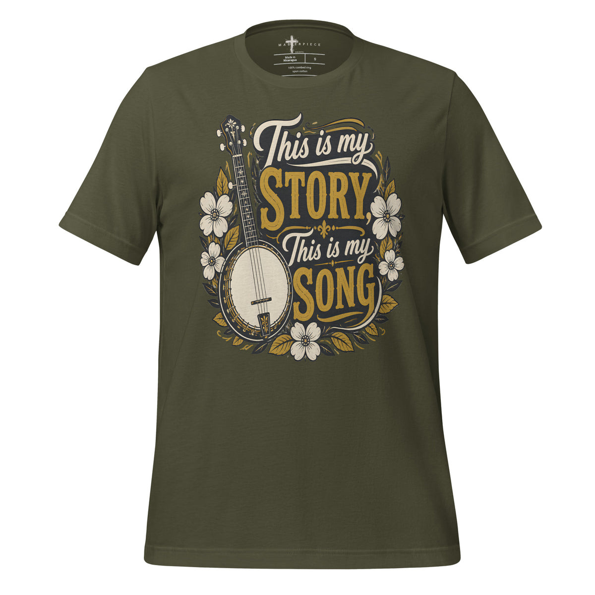 This is My Story This is My Song Banjo - Green - MasterPiece Shirts