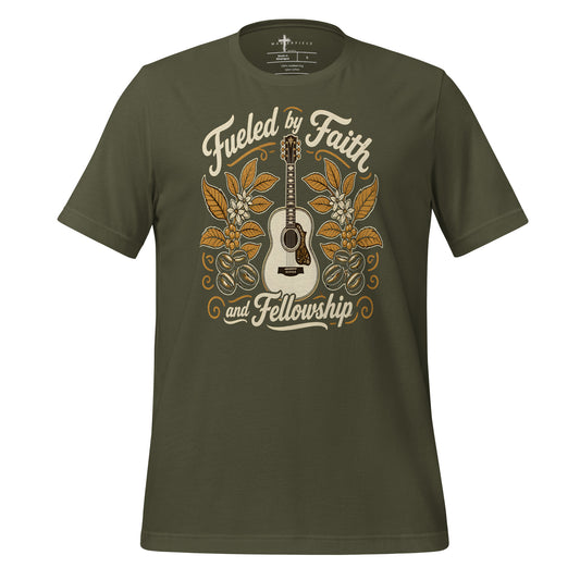 Fueled by Faith Guitar - Green - MasterPiece Shirts