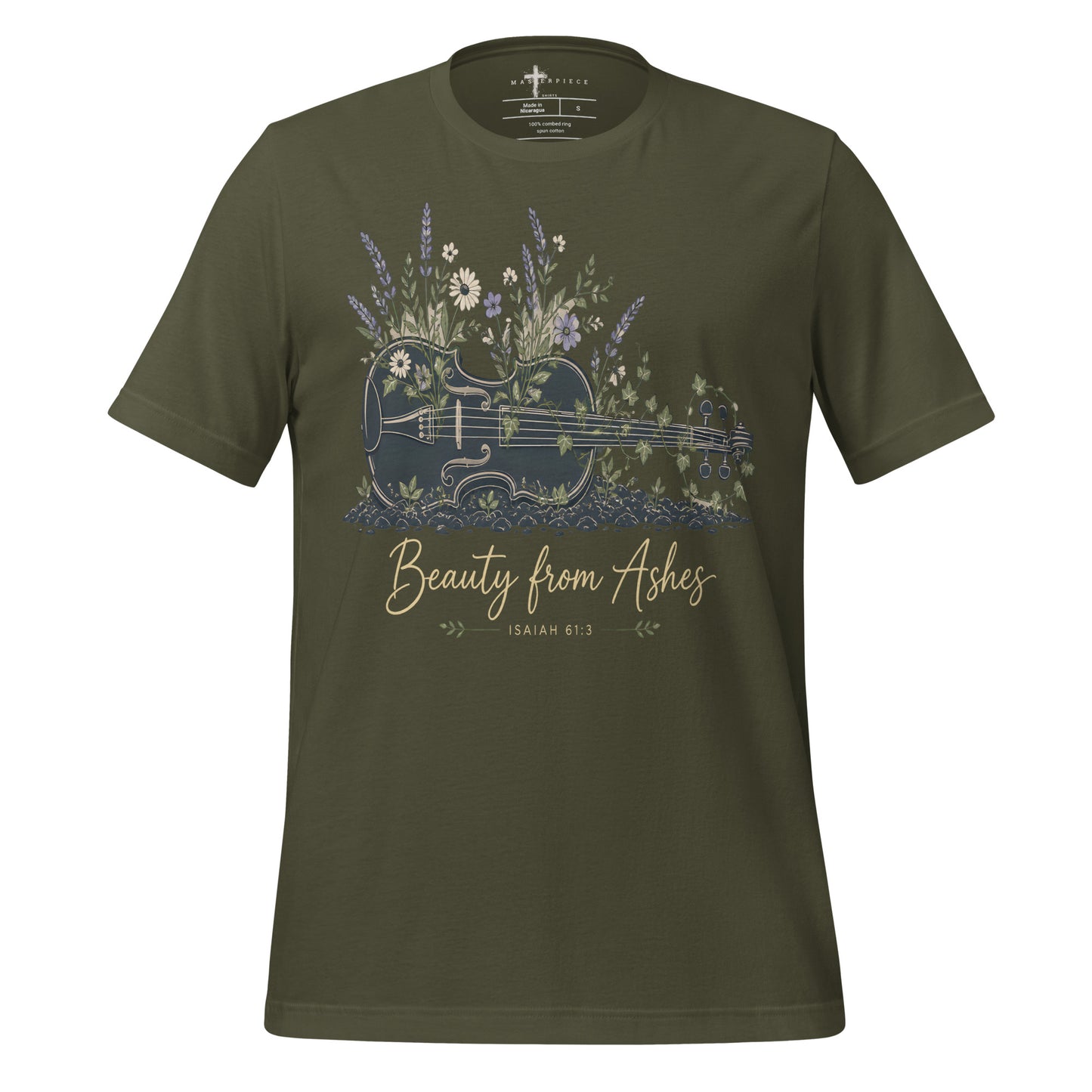 Beauty From Ashes Violin - Green - MasterPiece Shirts