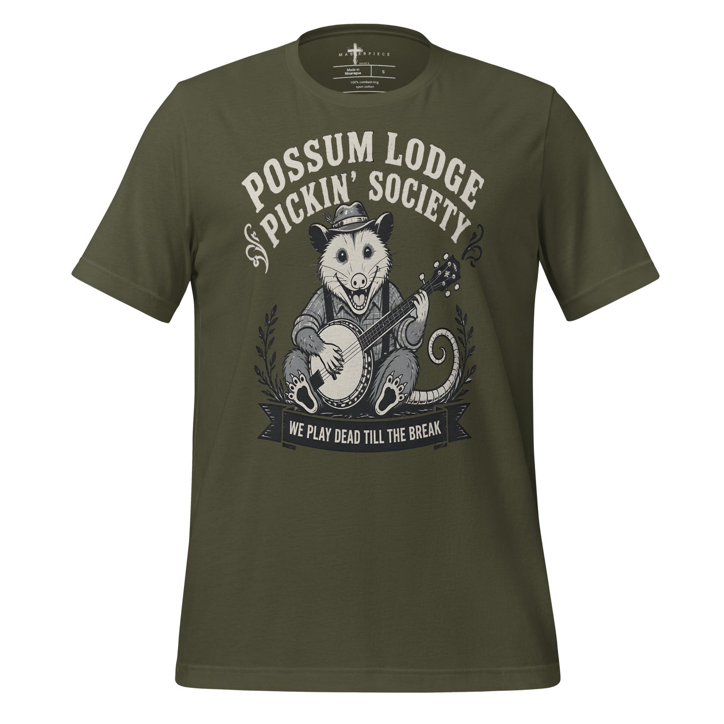 Possum Pickin - Green - MasterPiece Shirts