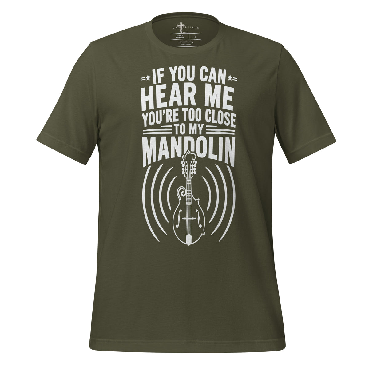 Too Close Mandolin - Green - MasterPiece Shirts
