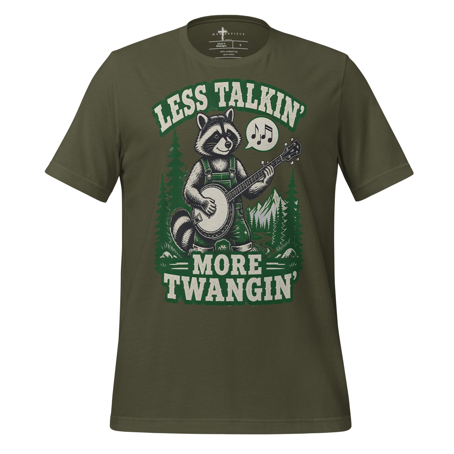 Less Talk More Twang - Green - MasterPiece Shirts