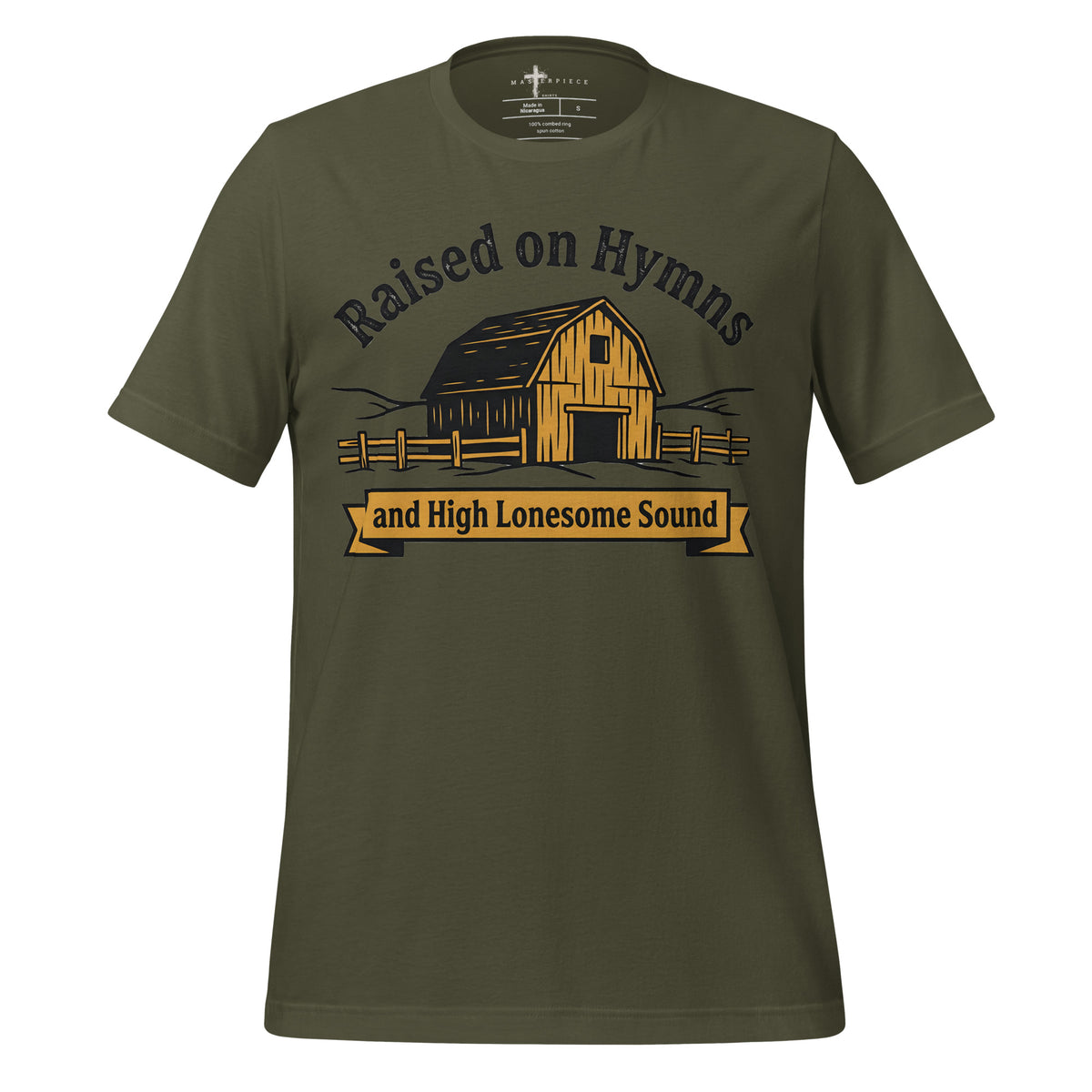 Raised on Hymns - Green - MasterPiece Shirts
