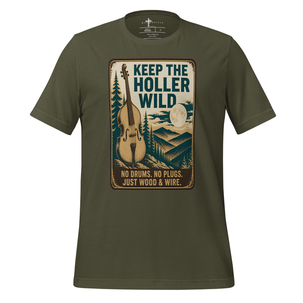 Keep the Holler Wild - Green - MasterPiece Shirts