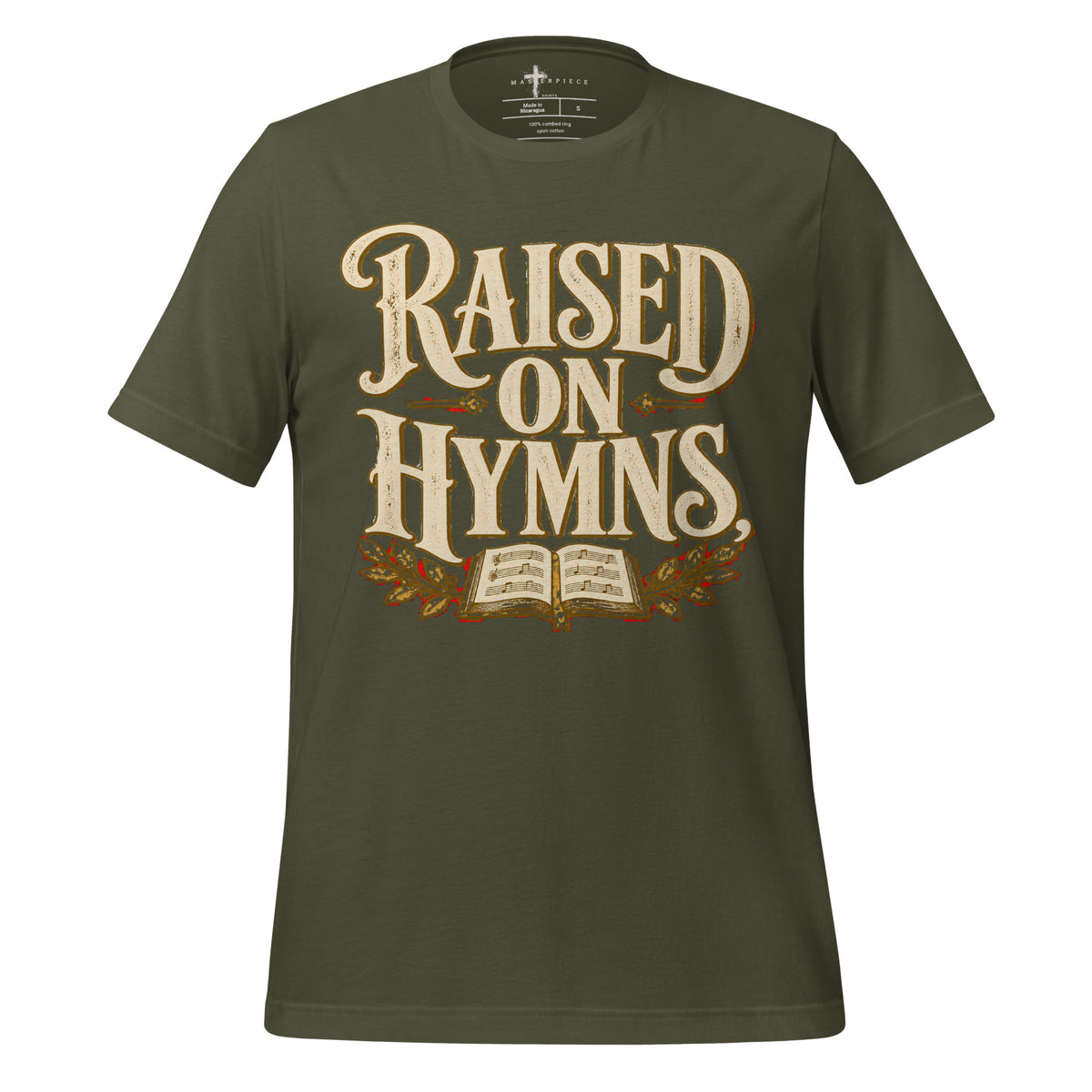 Raised on Hymns - Green - MasterPiece Shirts