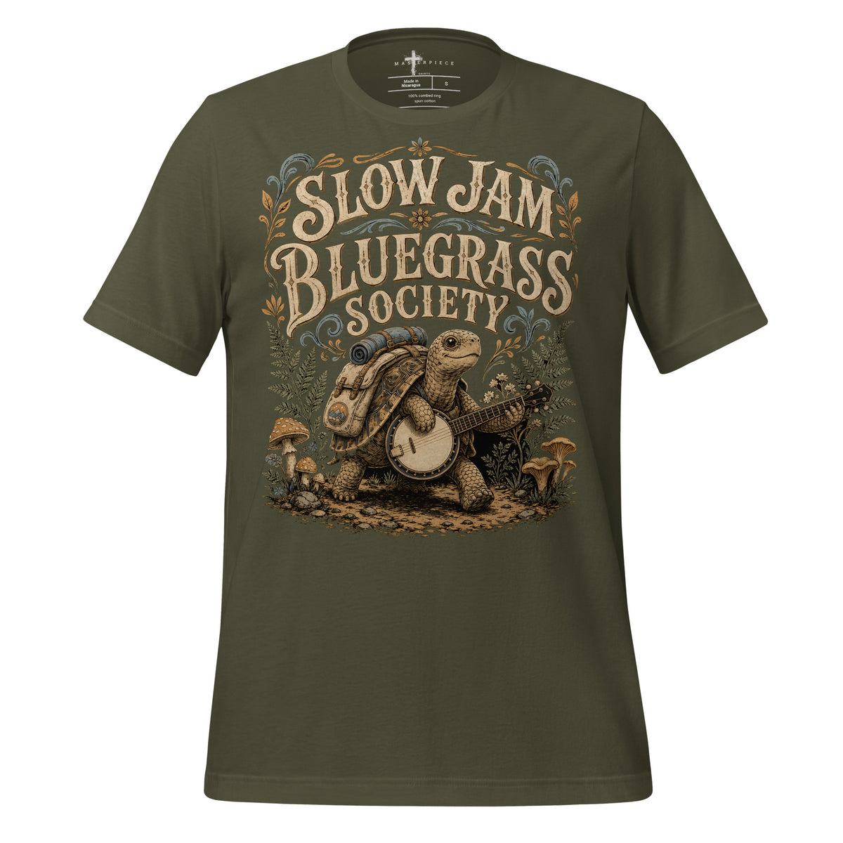 Slow Jam Bluegrass - Green - MasterPiece Shirts