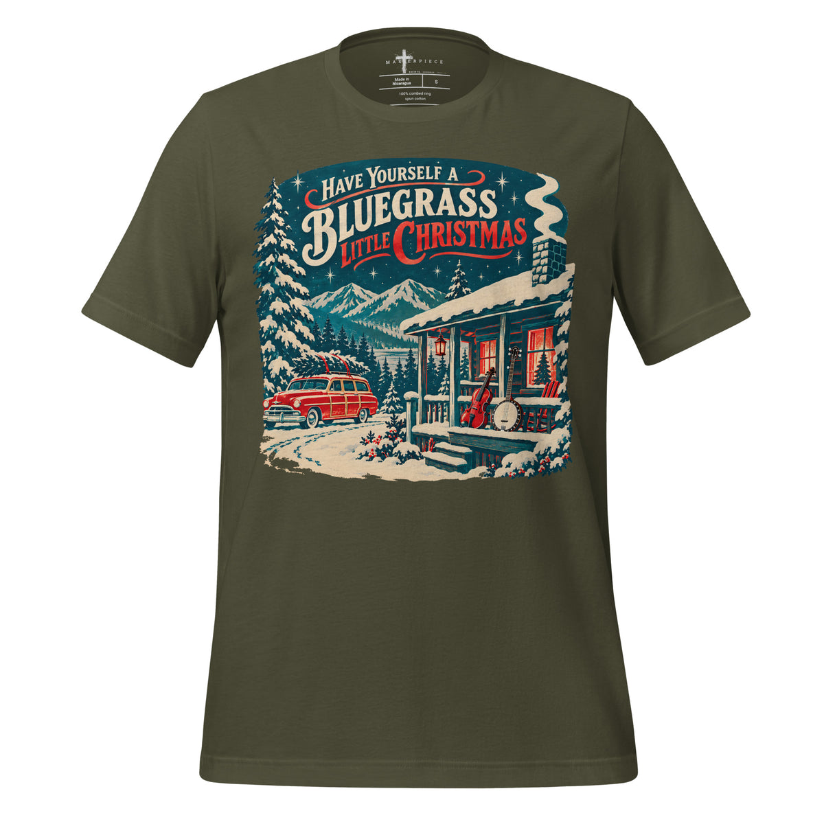 Bluegrass Christmas - Green - MasterPiece Shirts