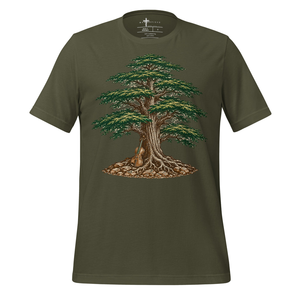 Fiddle Tree - Green - MasterPiece Shirts