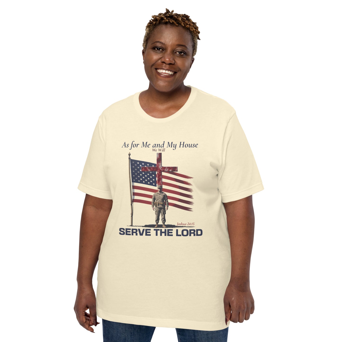 As For Me and My House  Christian Bible Verse T-Shirt