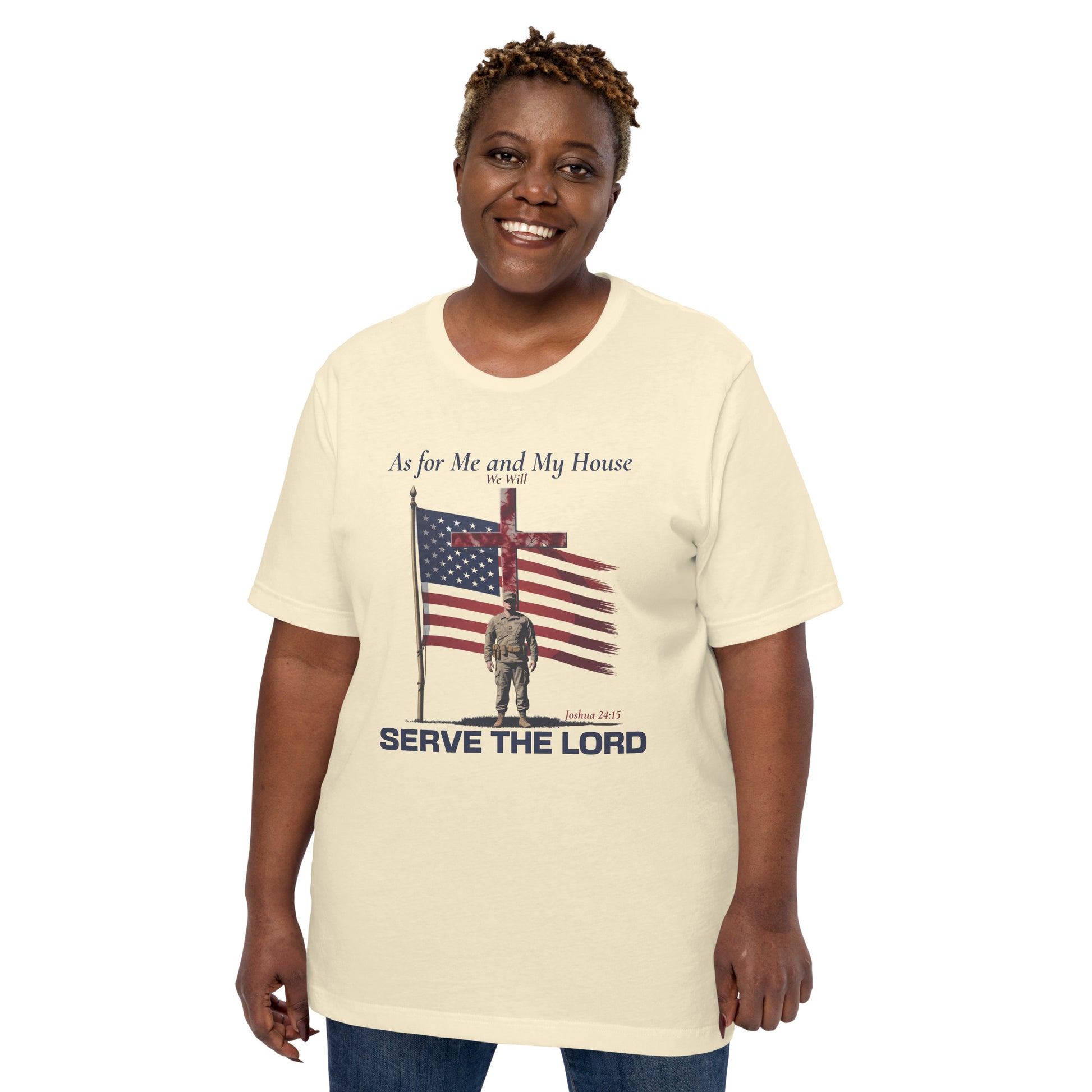 As For Me and My House  Christian Bible Verse T-Shirt