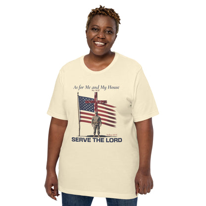 As For Me and My House  Christian Bible Verse T-Shirt