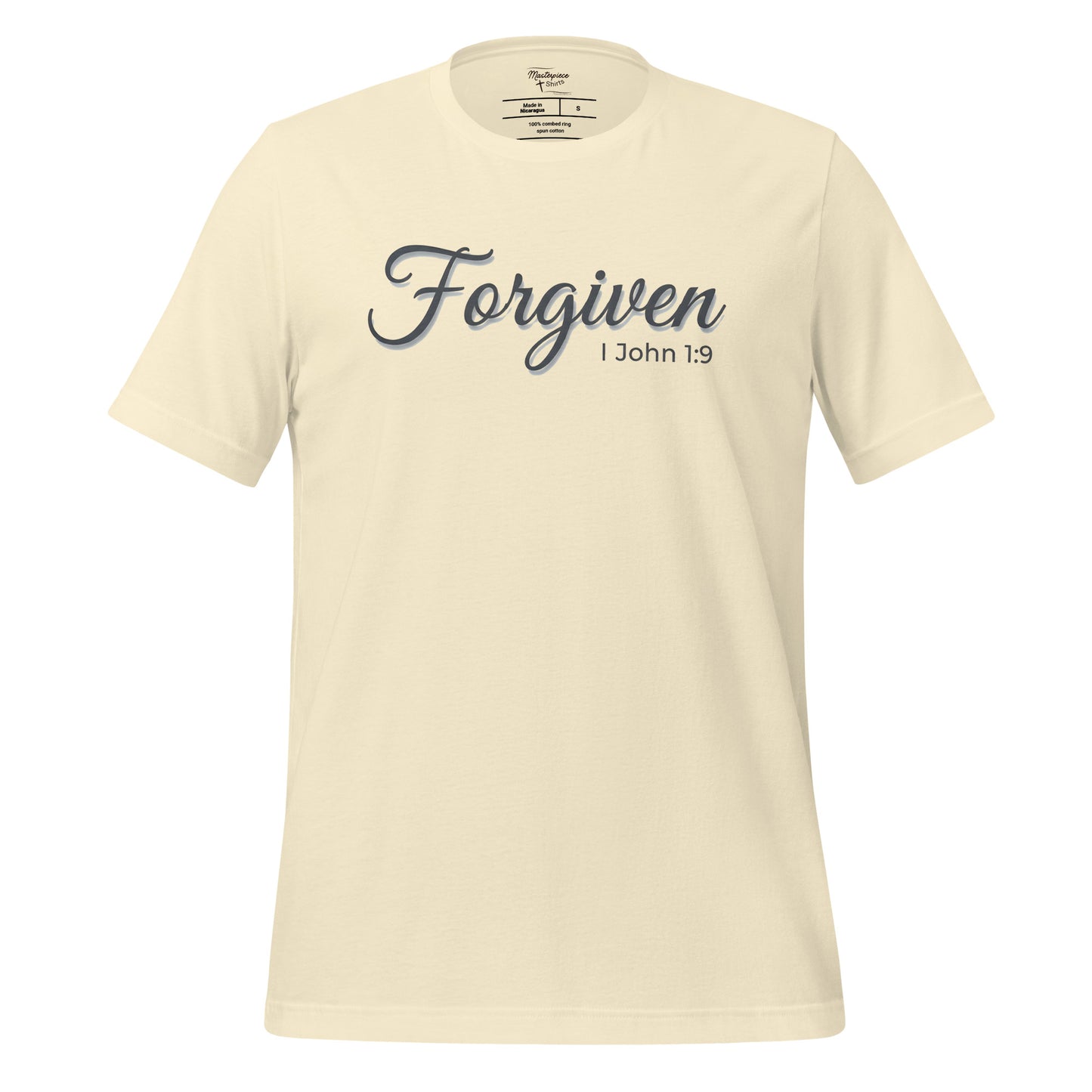 Forgiven Christian T-shirt 1 John 1:9