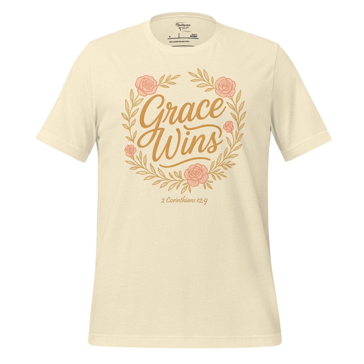  Grace Wins Christian  Ladies T-shirt  