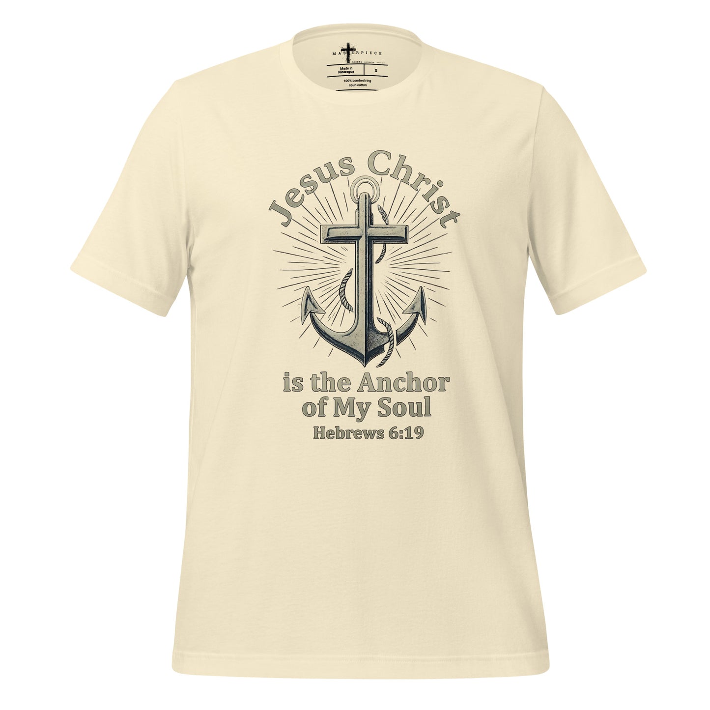  Jesus Christ is the Anchor of my soul Christian T-shirt  Hebrews 6:19