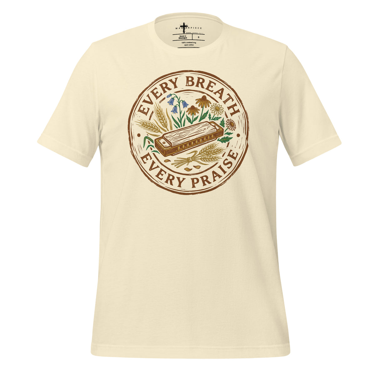Every Breath Every Praise Harmonica Christian t-shirt | Psalm 150:6