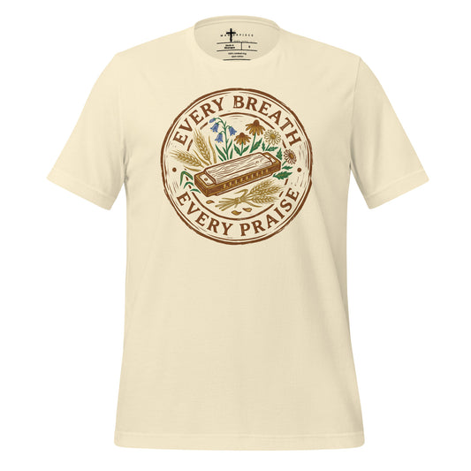 Every Breath Every Praise Harmonica Christian t-shirt | Psalm 150:6