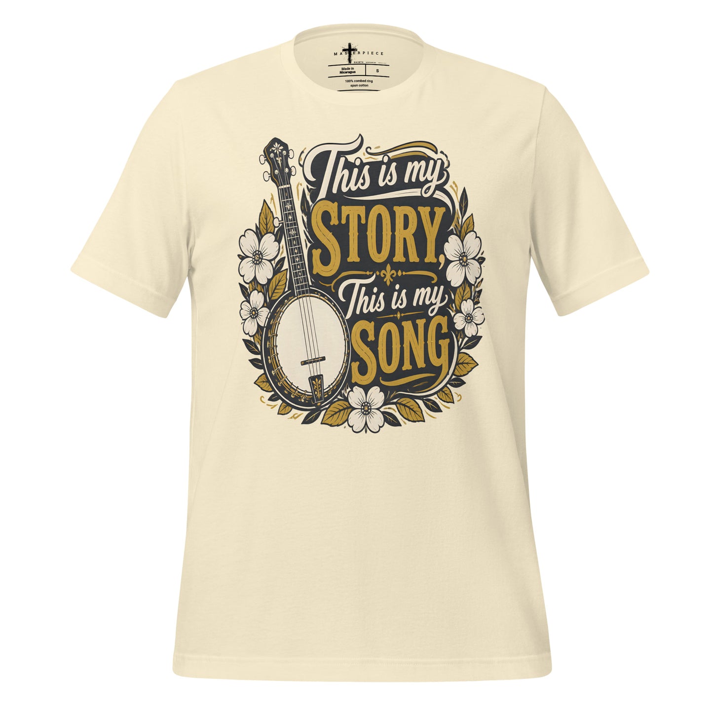 This is My Story This is My Song Banjo - Natural - MasterPiece Shirts