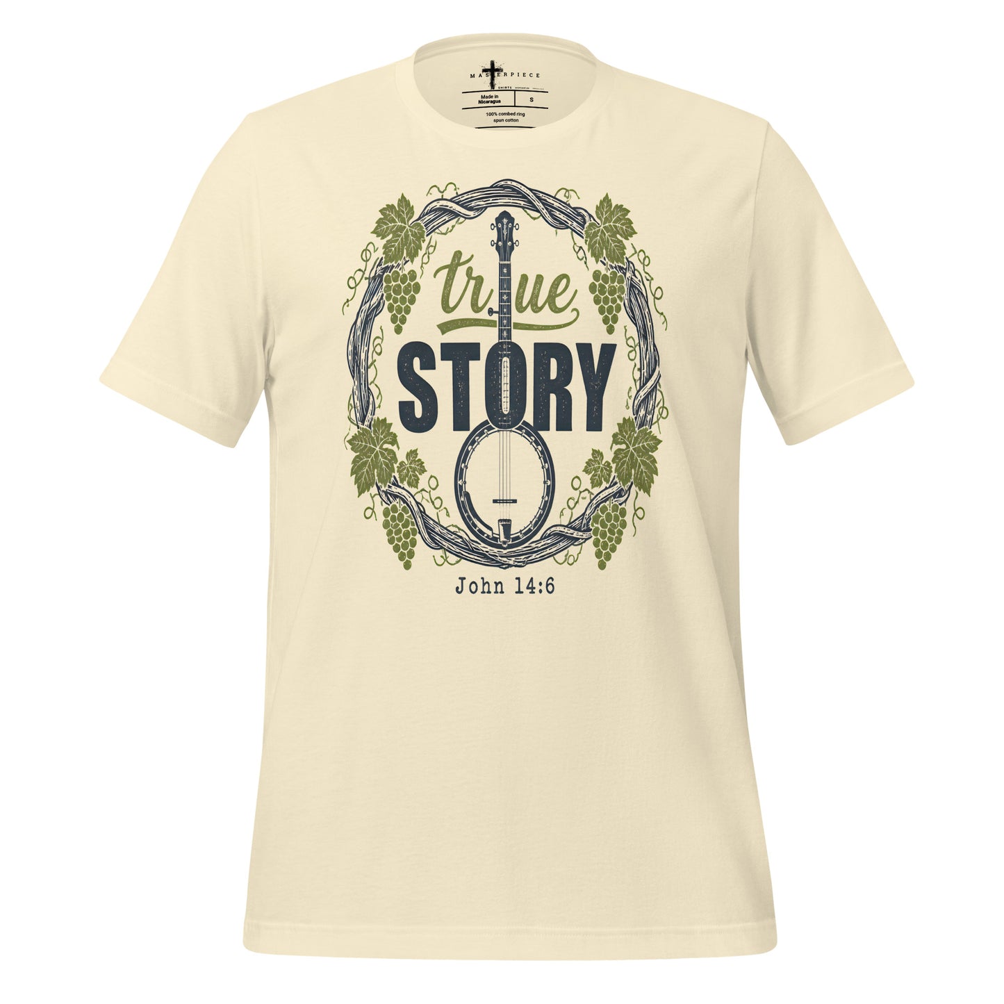 True Story Banjo John 14:6 - Natural - MasterPiece Shirts