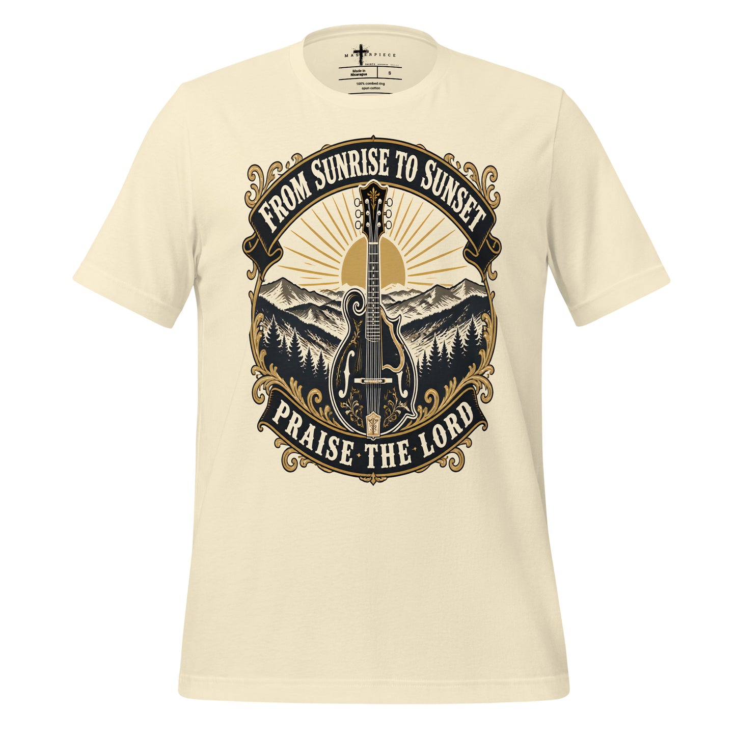 Sunrise to Sunset Praise The Lord Mandolin - Natural - MasterPiece Shirts