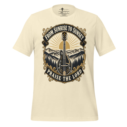 Sunrise to Sunset Praise The Lord Mandolin - Natural - MasterPiece Shirts