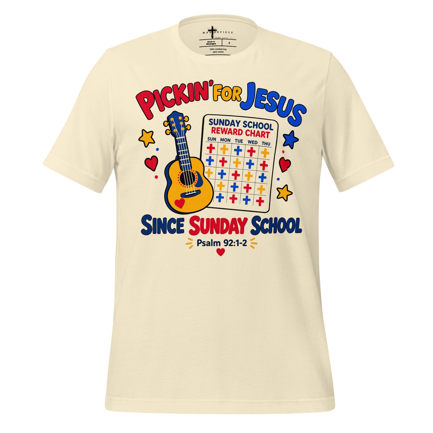Pickin Since Sunday School - Natural - MasterPiece Shirts