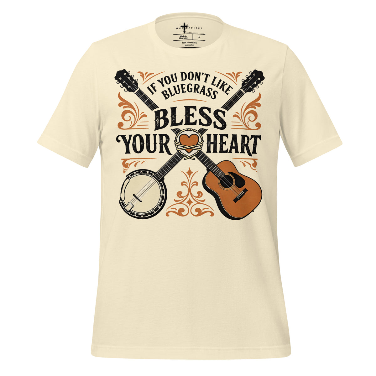 BlueGrass Bless Your Heart - Natural - MasterPiece Shirts