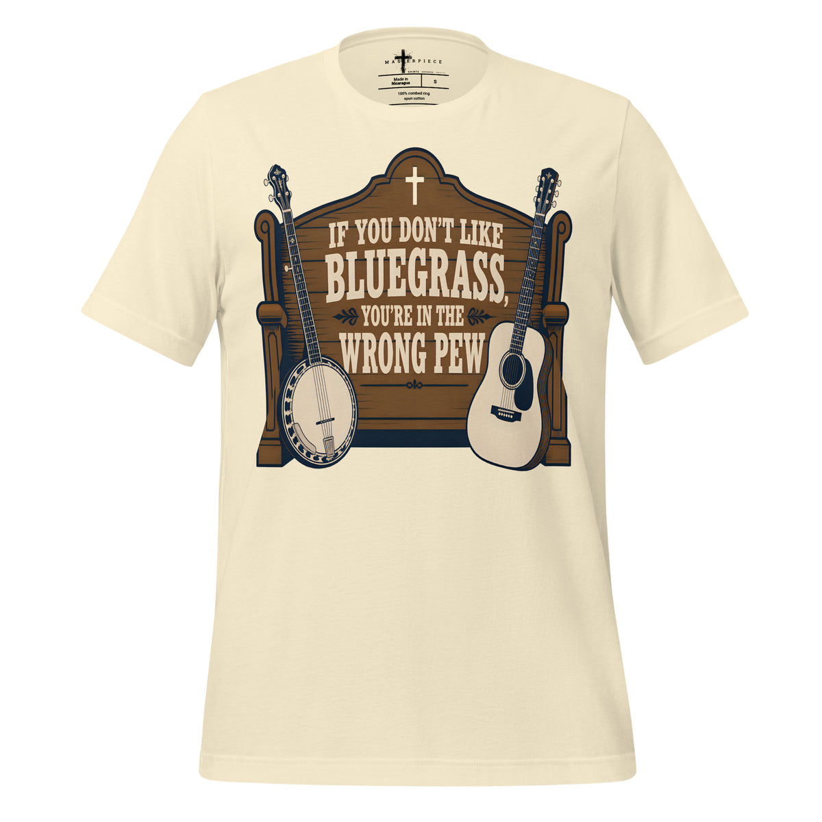 Bluegrass Pew - Natural - MasterPiece Shirts