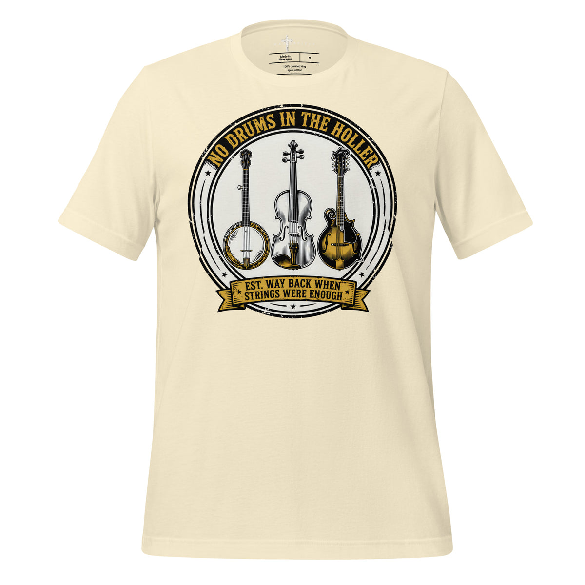 No Drums Since Way Back - Natural - MasterPiece Shirts