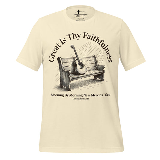 Great is Thy Faithfulness Guitar - Natural - MasterPiece Shirts