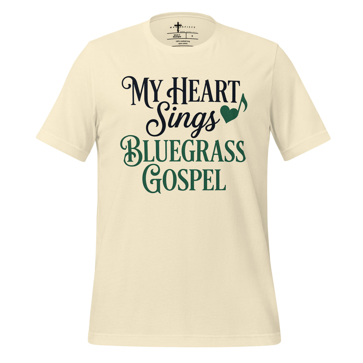 Heart Sings Bluegrass Gospel - Natural - MasterPiece Shirts