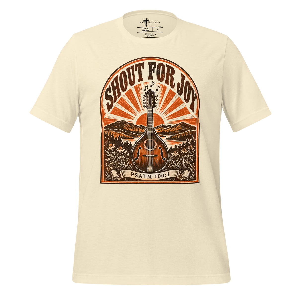 Shout For Joy Mandolin - Natural - MasterPiece Shirts