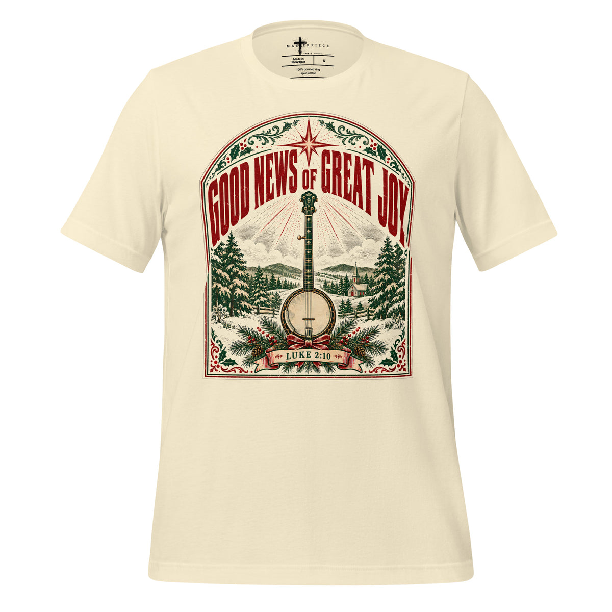 Banjo Good News Joy - Natural - MasterPiece Shirts