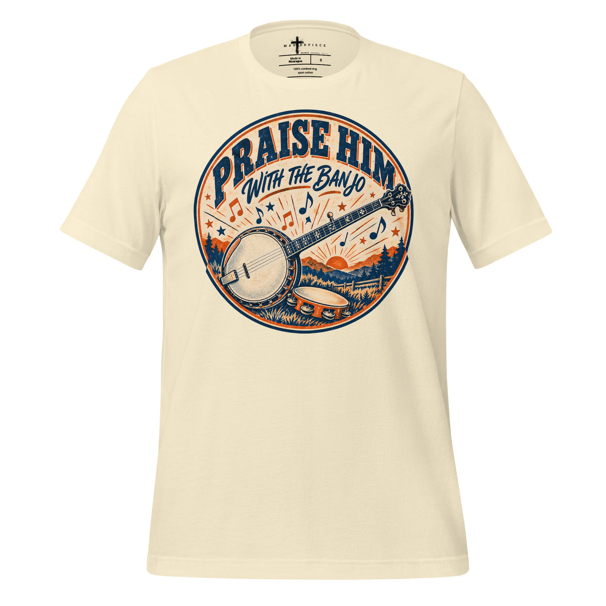 Praise Him with Banjo - Natural - MasterPiece Shirts