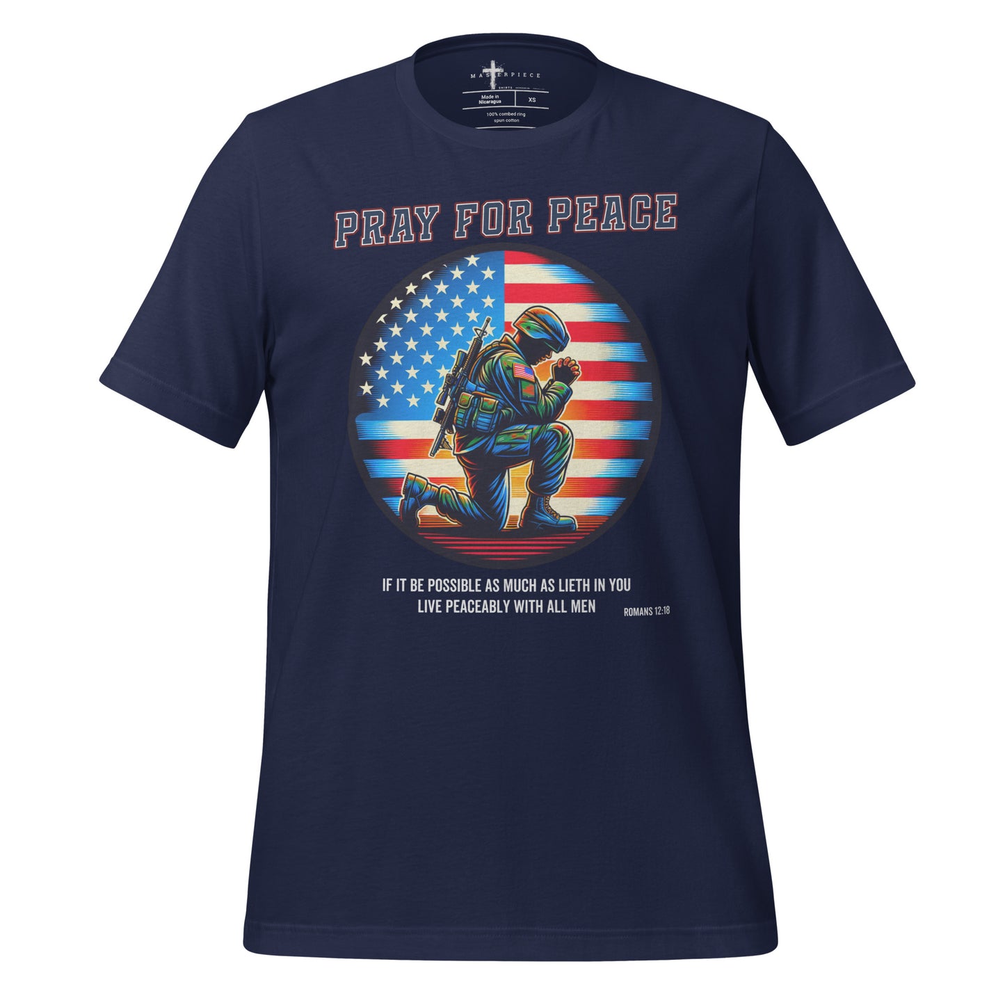 Pray for Peace  Christian Bible Verse T-Shirt