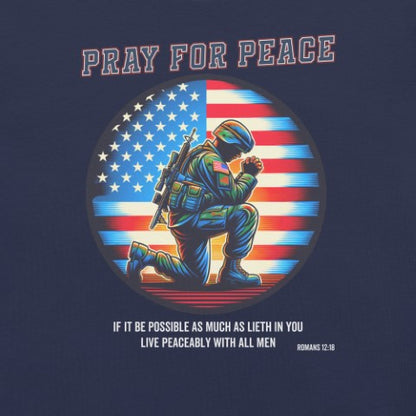 Pray for Peace  Christian Bible Verse T-Shirt