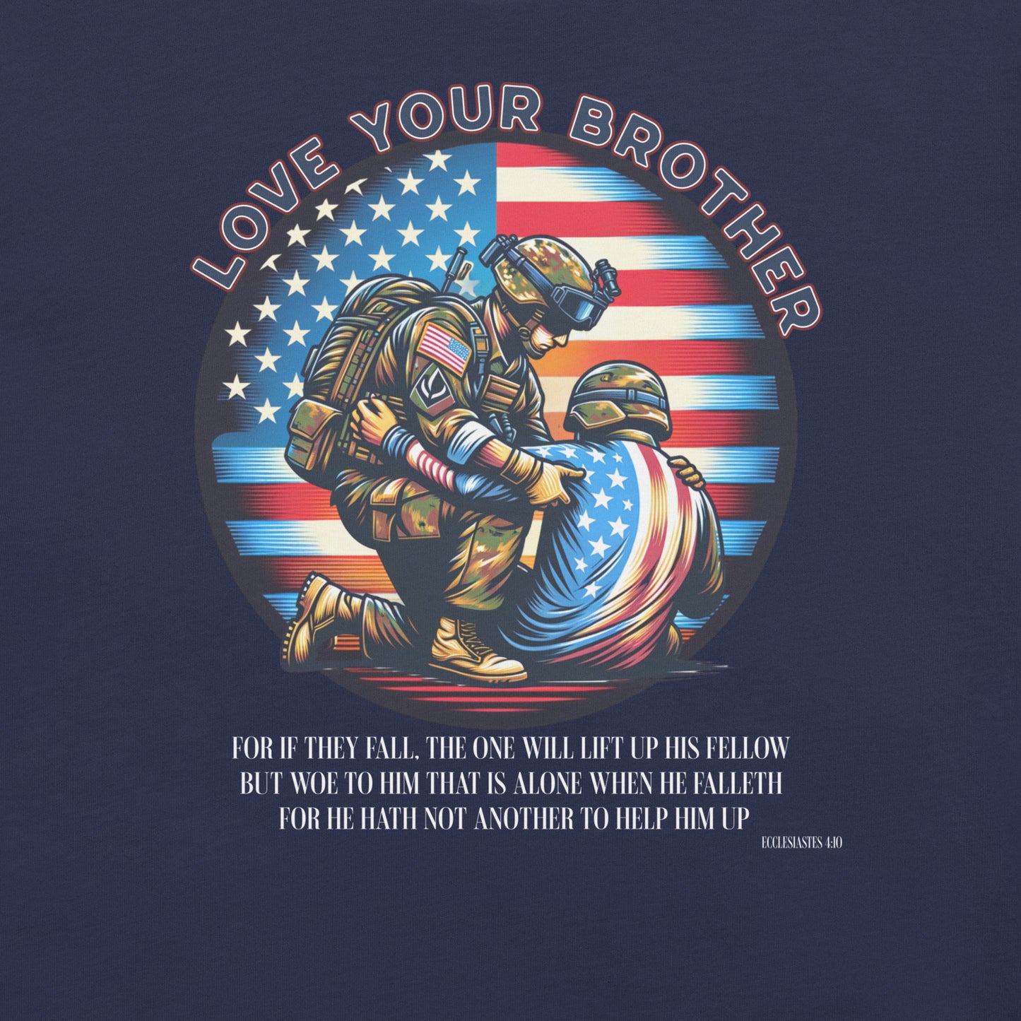 Love your Brother  Christian Bible Verse T-Shirt