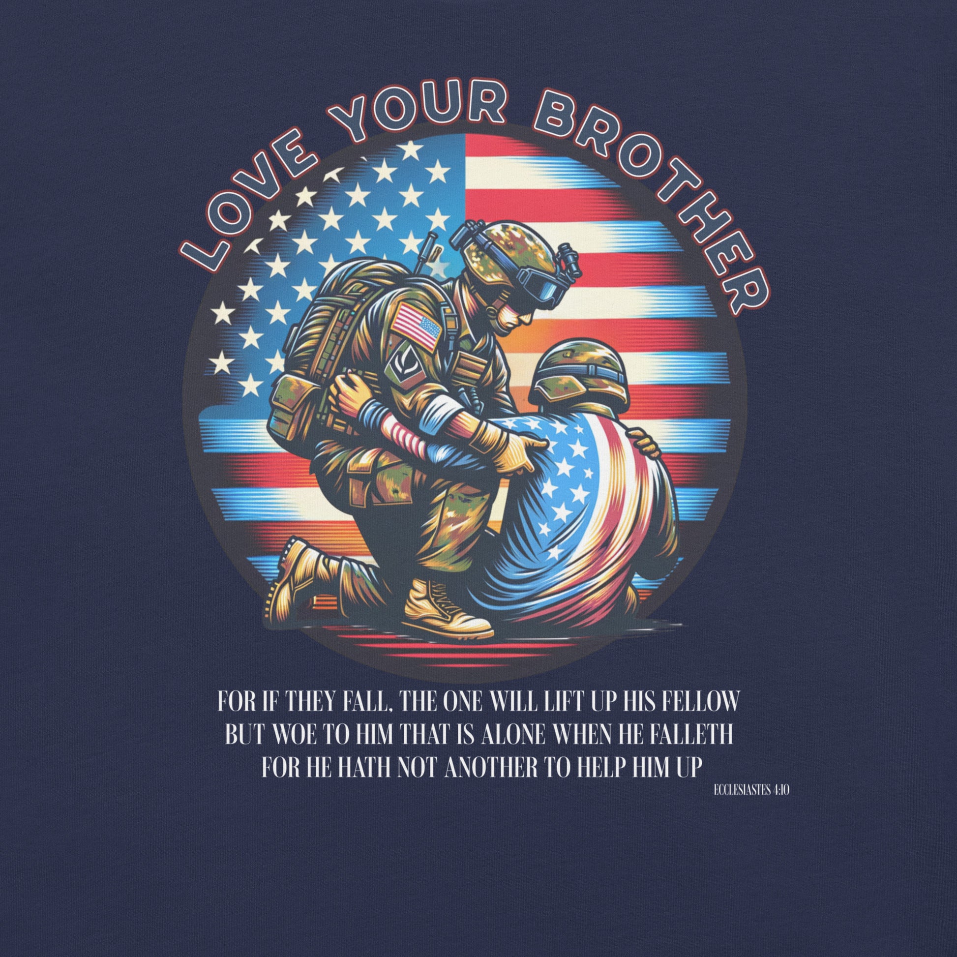 Love your Brother  Christian Bible Verse T-Shirt