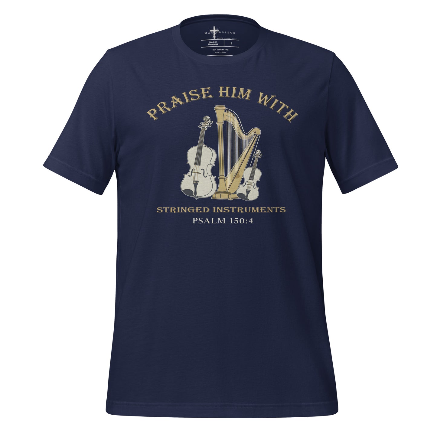 Praise him with Stringed Classical instruments psalm 150:4 t-shirt