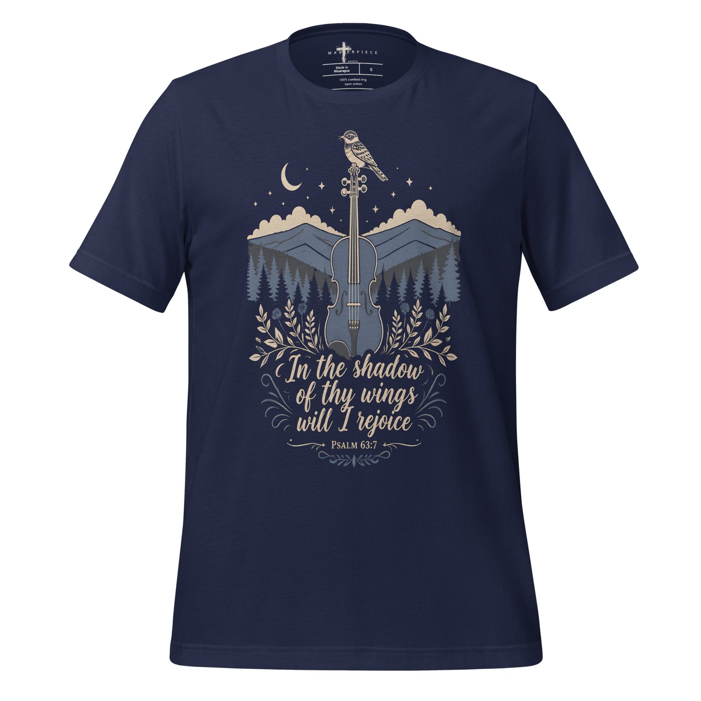 Shadow of Thy Wings - Navy - MasterPiece Shirts