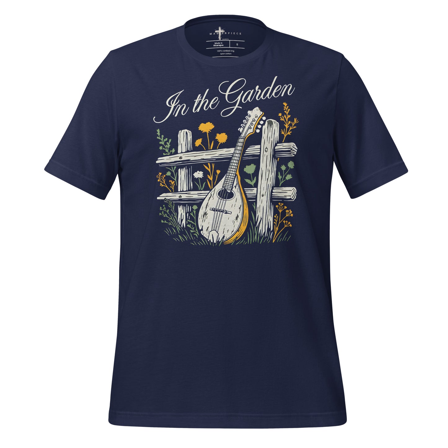 In The Garden Mandolin - Navy - MasterPiece Shirts