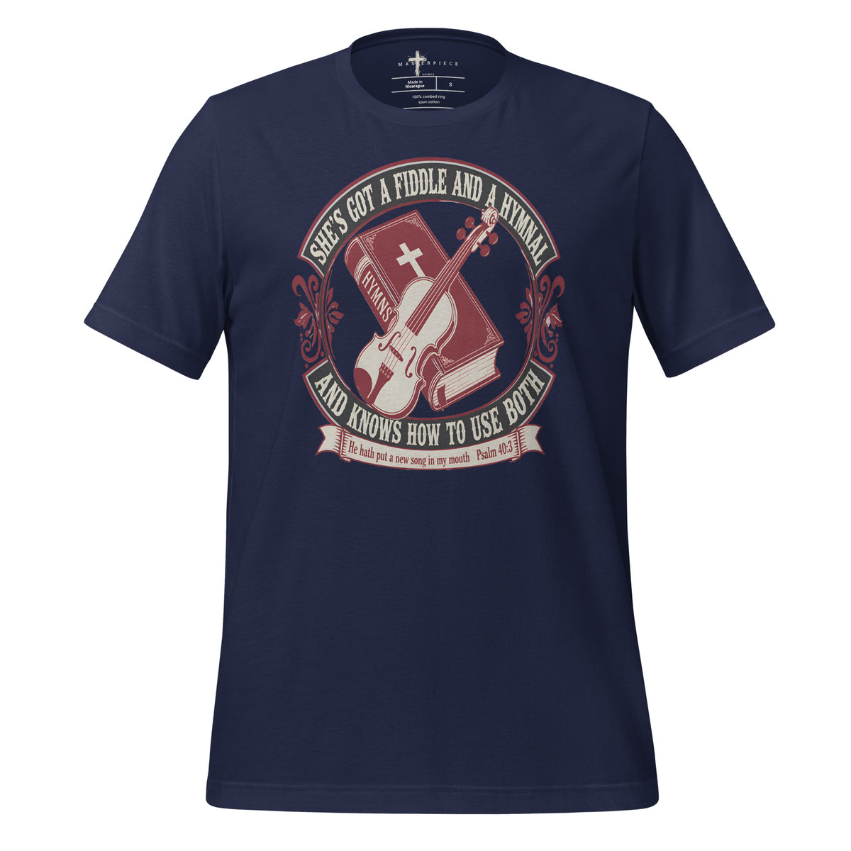 Fiddle Hymnal - Navy - MasterPiece Shirts
