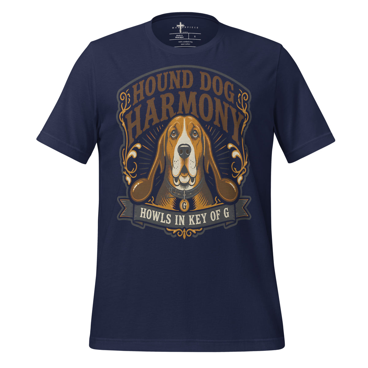 Hound Dog Harmony - Navy - MasterPiece Shirts
