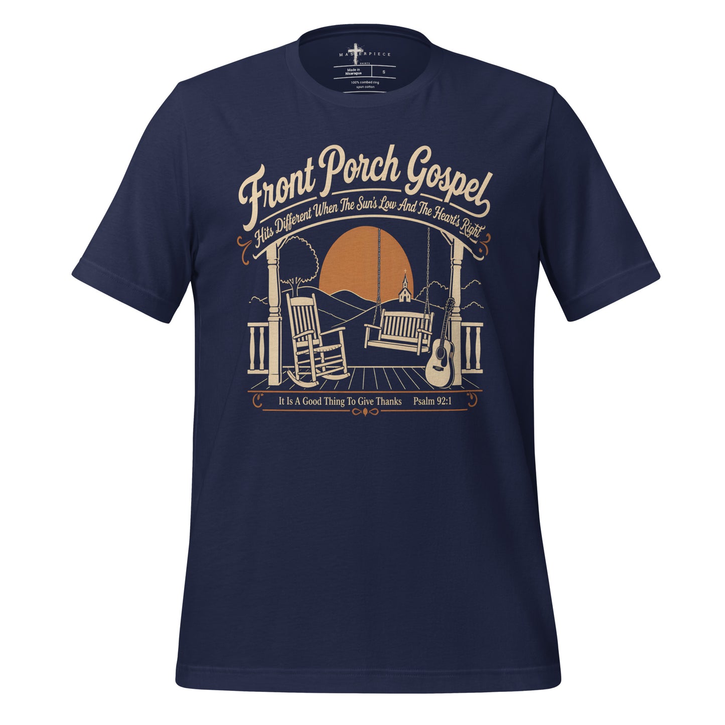Front Porch Gospel - Navy - MasterPiece Shirts